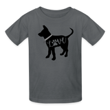 CD Puppy Love Ultra Cotton Youth T-Shirt - charcoal
