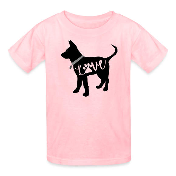 CD Puppy Love Ultra Cotton Youth T-Shirt - pink