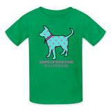 Polka Dot SCD Kids' T-Shirt - kelly green