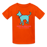 Polka Dot SCD Kids' T-Shirt - orange
