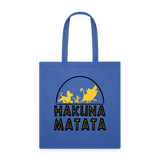 Hakuna Matata Tote Bag - royal blue