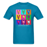 Carolina Dog Pop Art T-Shirt - turquoise