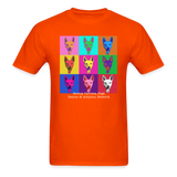 Carolina Dog Pop Art T-Shirt - orange