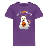 Trick or Treat Carolina Dog Kids' Premium T-Shirt - purple